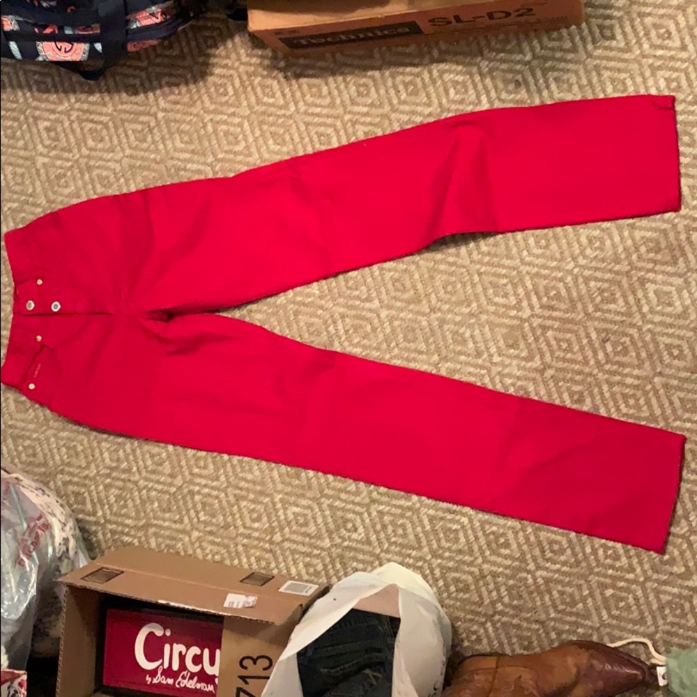 Lawman Vintage red jeans!! 11x34